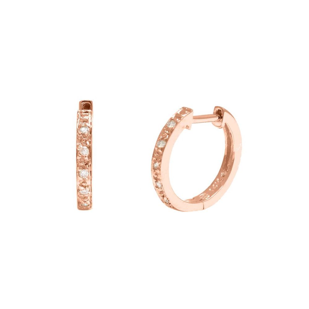 Diamond Earrings (Rg/Single Cut)